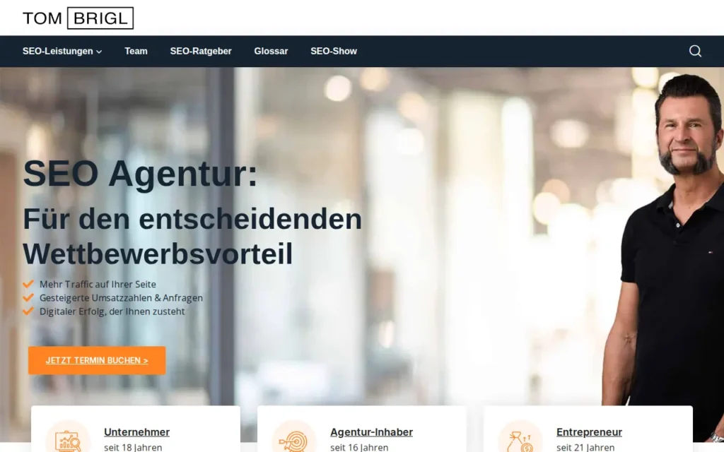 Startseite von Tom Brigl