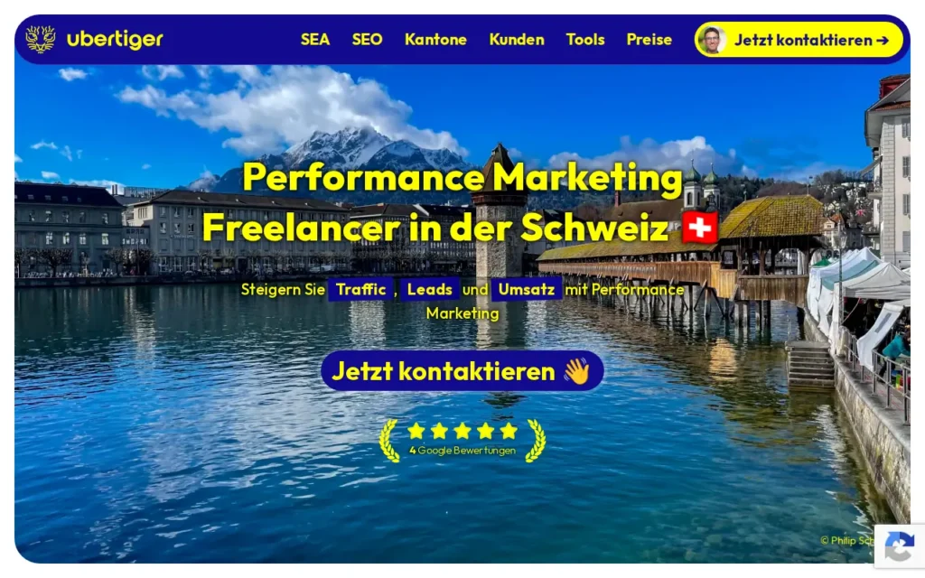 Startseite von ubertiger