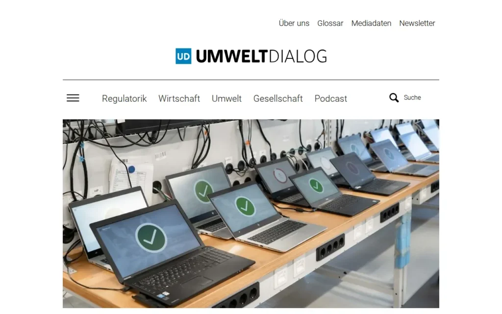 Startseite von UmweltDialog