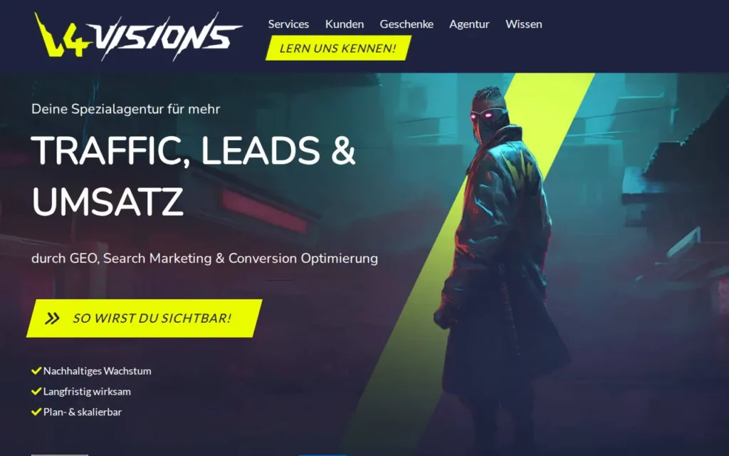 Startseite von V4 Visions GmbH