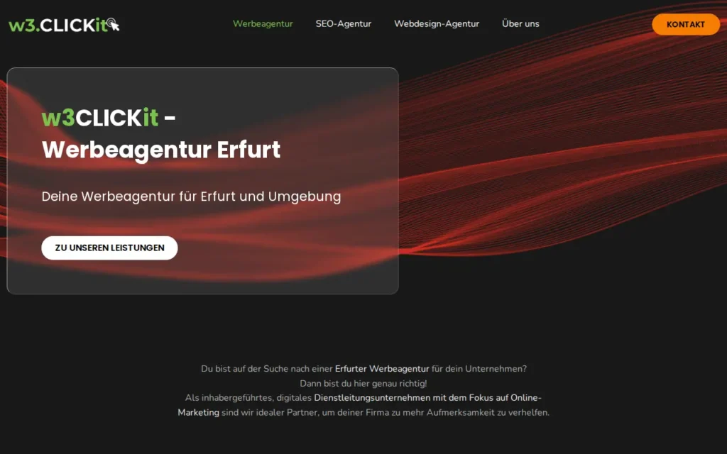 Startseite von w3CLICKit