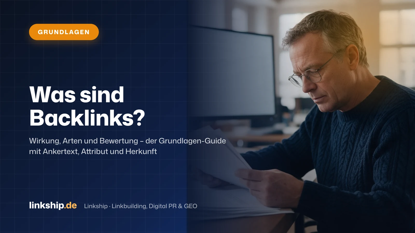 Titelkarte: Was sind Backlinks? – Grundlagen, Linkship