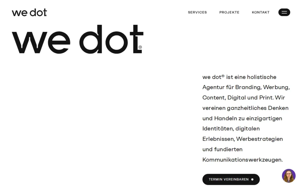 Startseite von we dot (111united KLG)