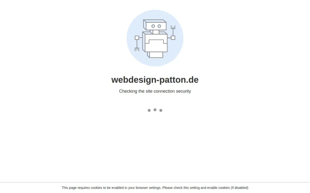 Startseite von Webdesign Patton