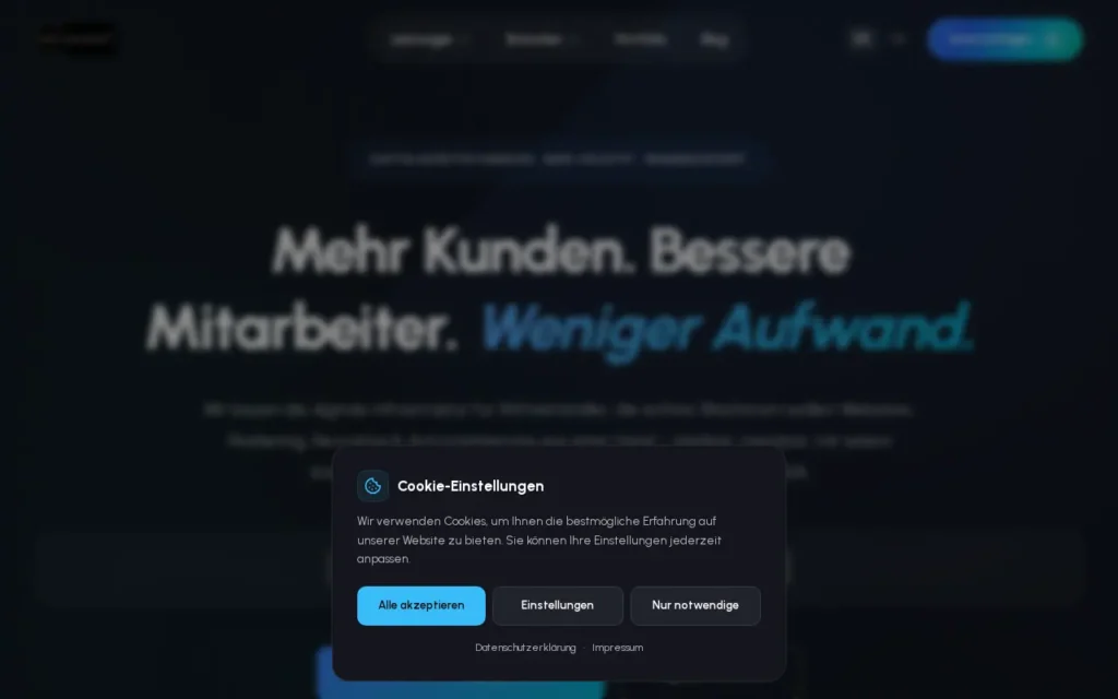 Startseite von Weber Media