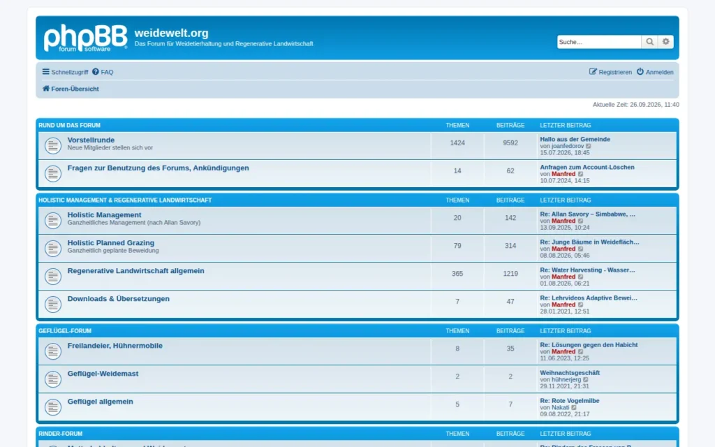 Startseite von weidewelt.org