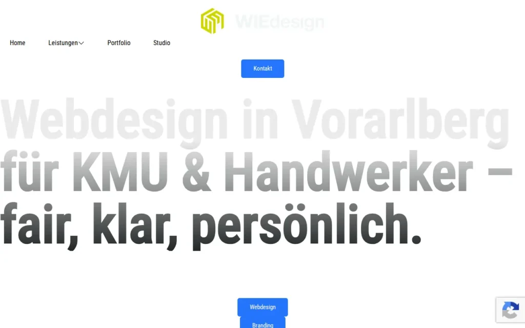 Startseite von WIEdesign