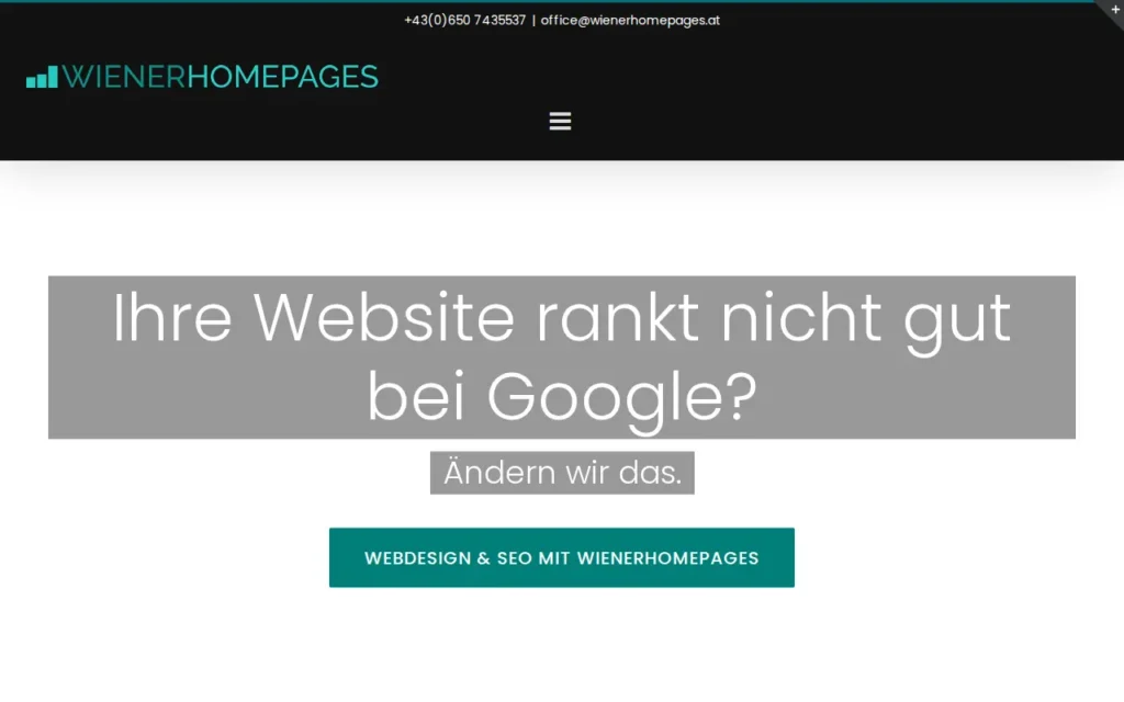 Startseite von wienerhomepages