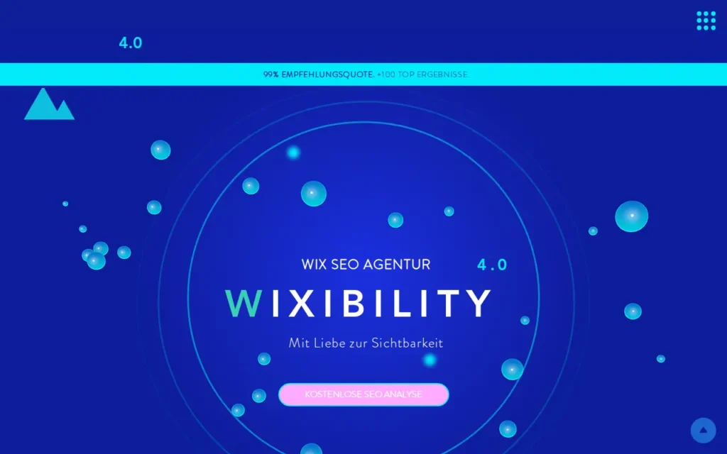 Startseite von WIXIBILITY