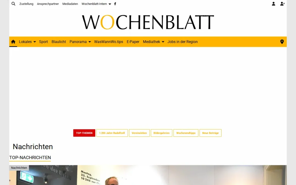 Startseite von Wochenblatt (Singen)
