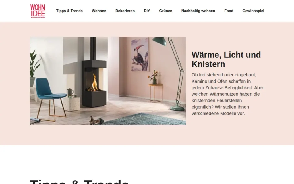 Startseite von Wohnidee