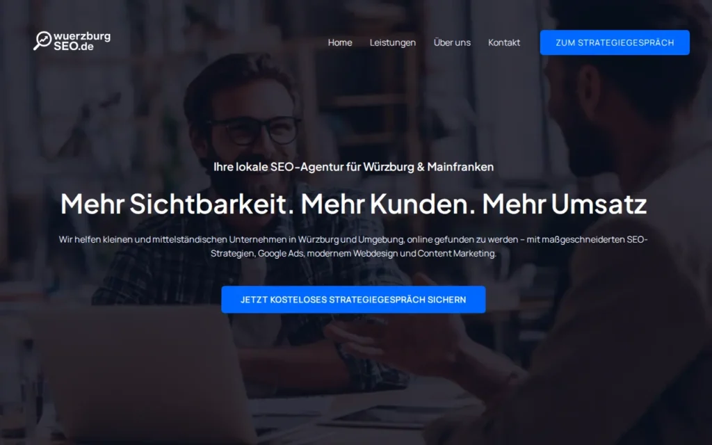 Startseite von Würzburg SEO