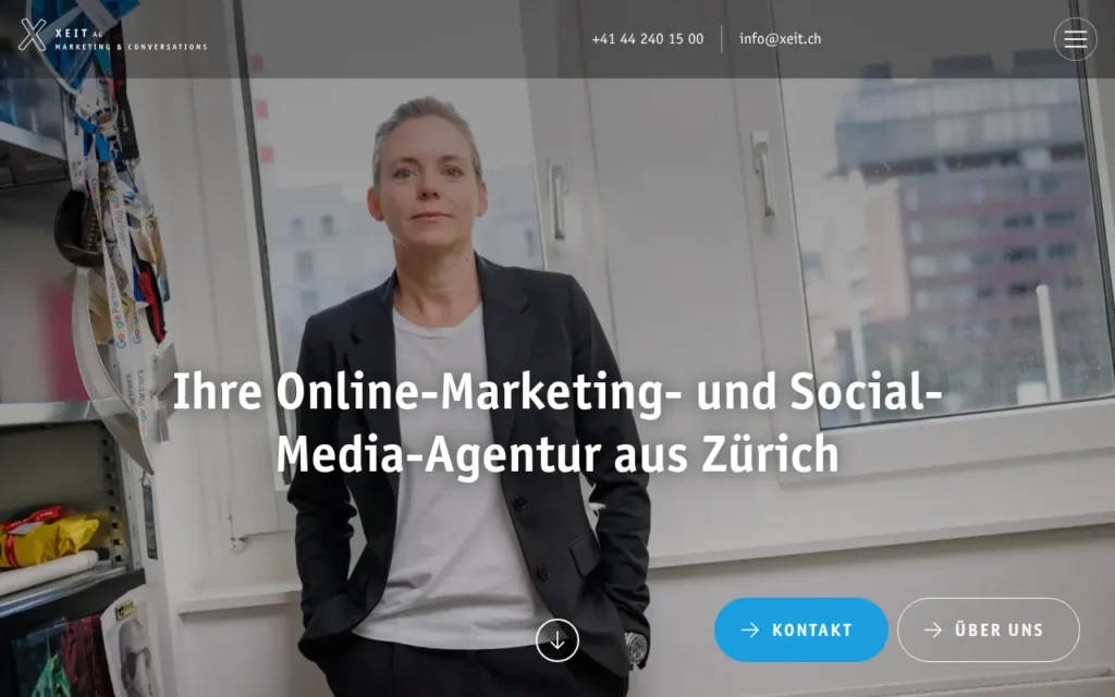 Startseite von xeit AG