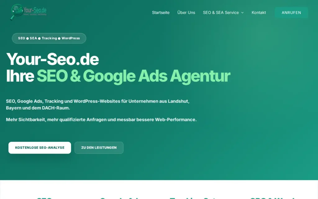 Startseite von Your-Seo.de