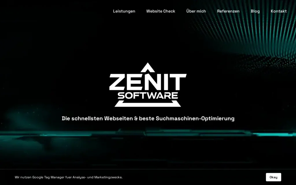Startseite von Zenit Software e.U.